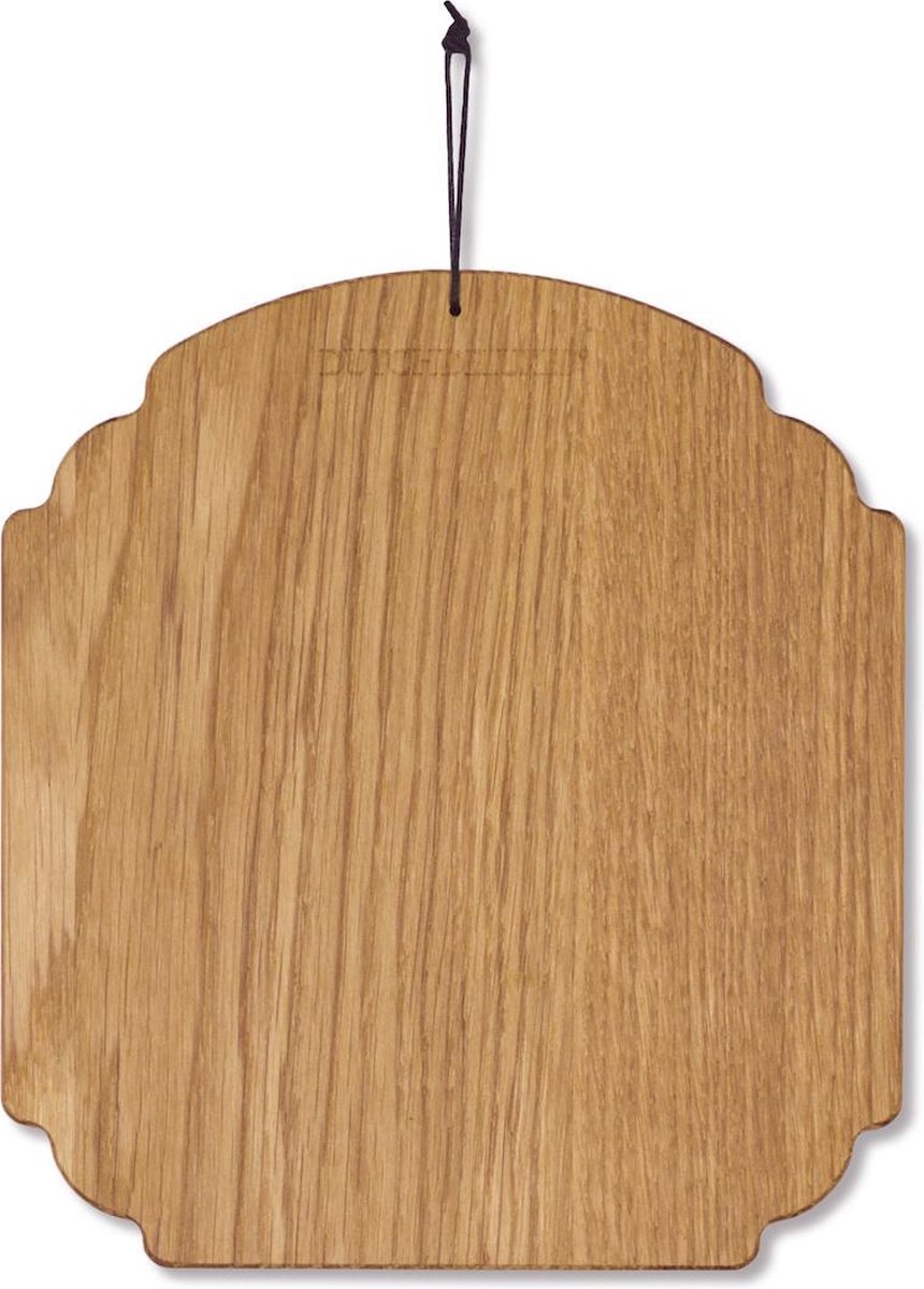 Dutchdeluxes - Ontbijtplank / Snijplank - Frame XS - Massief Eiken - 21 x 19 cm