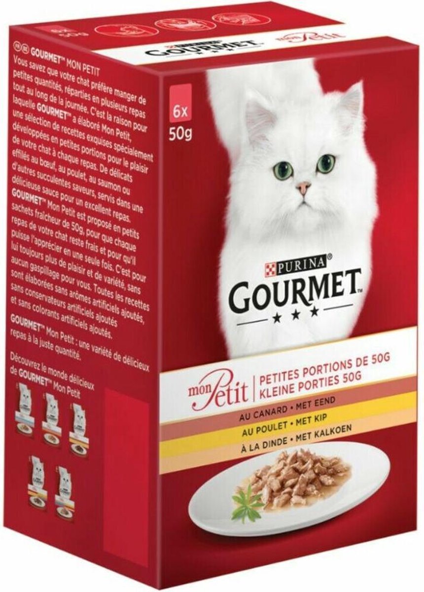 Gourmet Mon Petit - Kattenvoer Eend