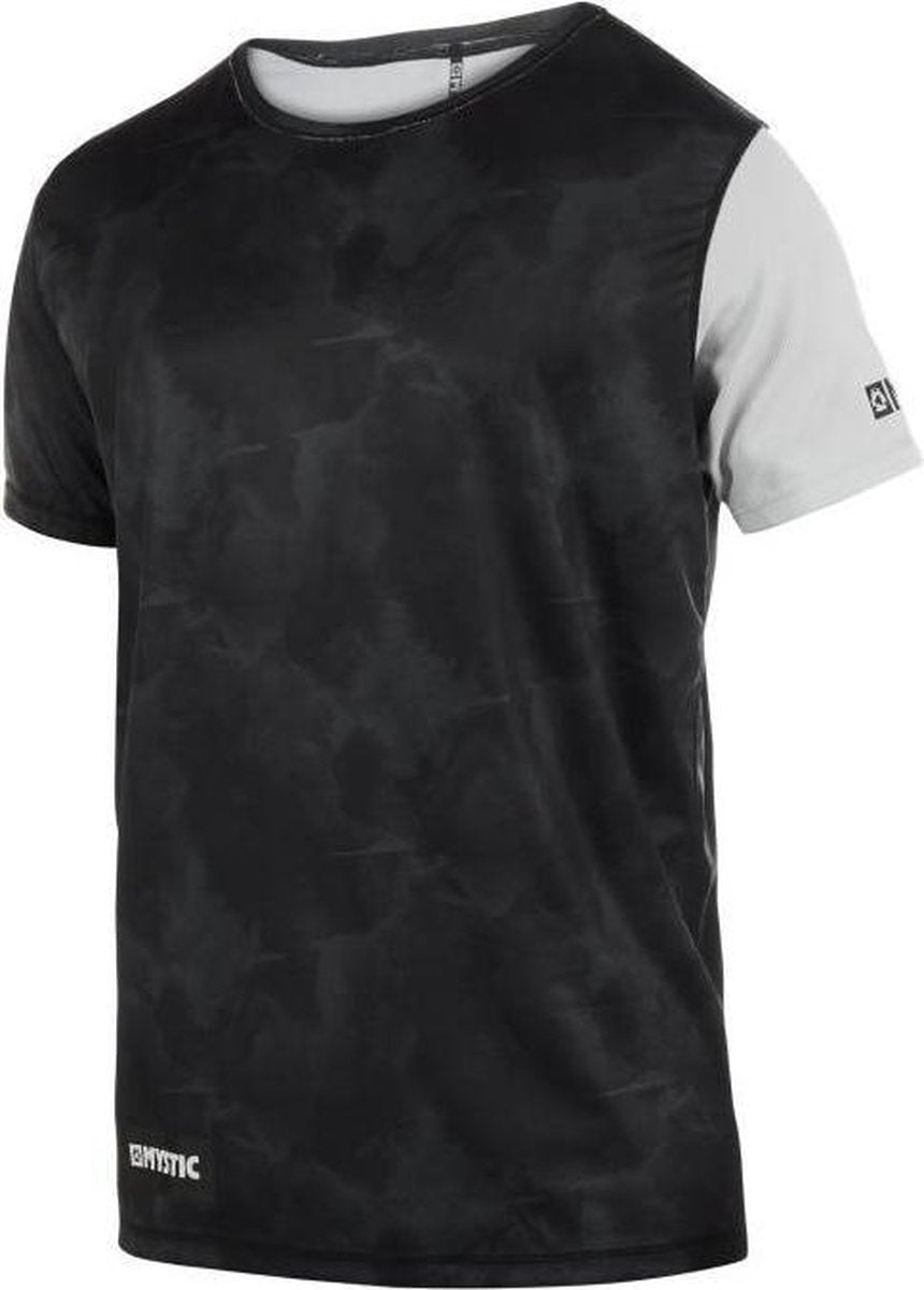 Mystic Heren Lycra Majestic S/S Quickdry Black XL