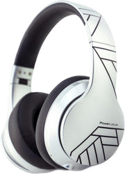 PowerLocus P6 Draadloze Over-Ear Koptelefoon Inklapbaar - Bluetooth Hoofdtelefoon - Met microfoon - Zilver PL Lines Collection