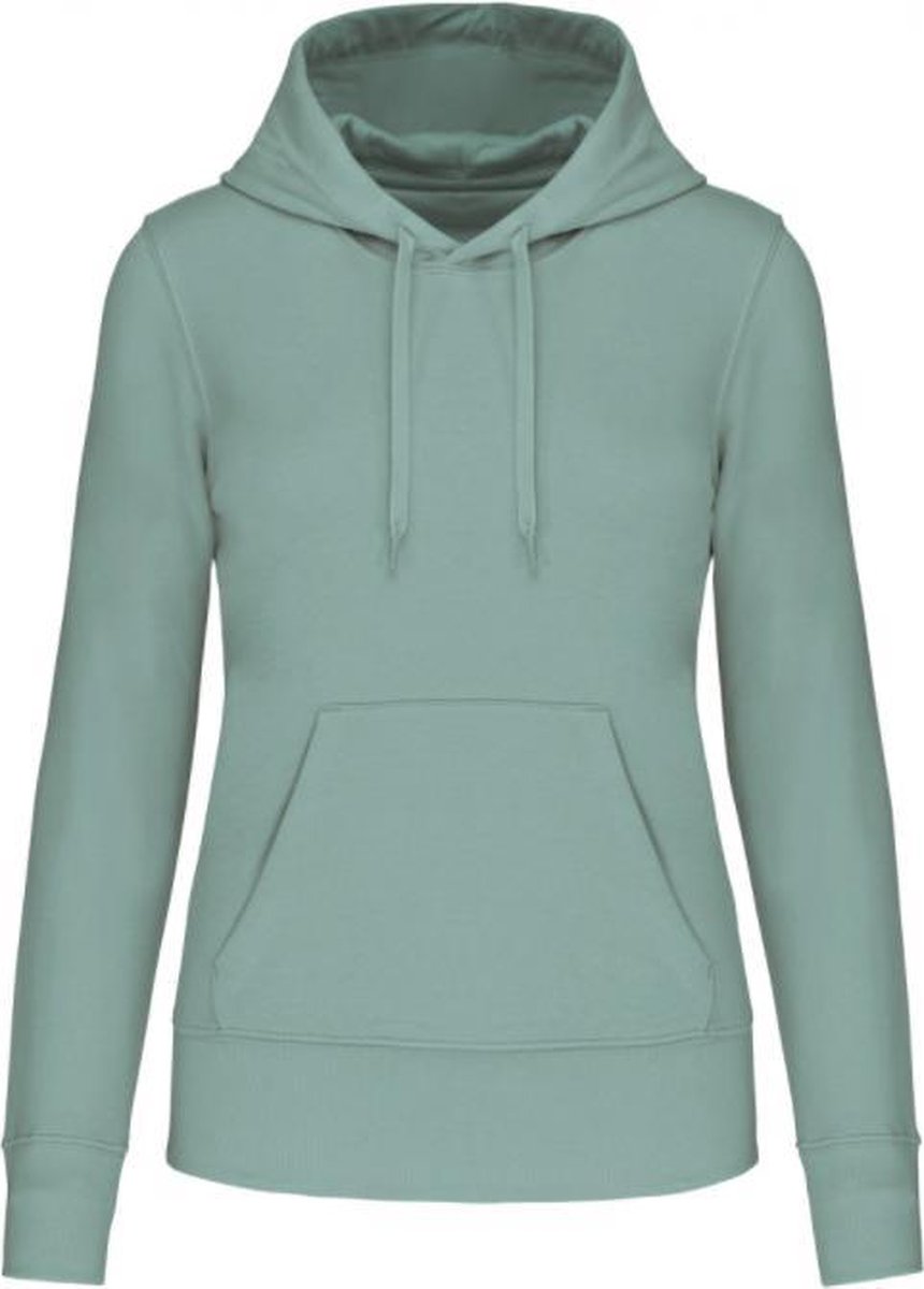 Ecologische damessweater met capuchon Sage Maat XS