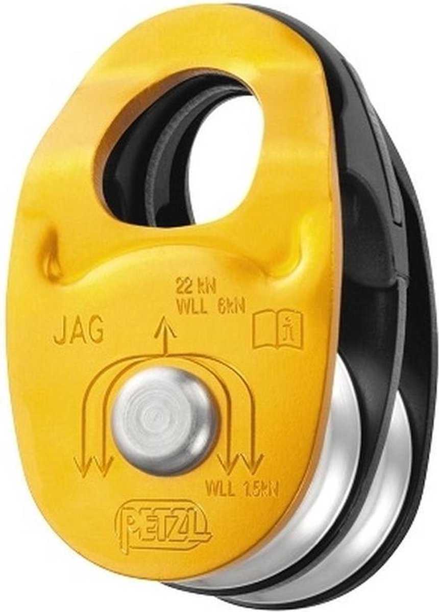 Petzl Jag dubbele katrol zonder teruglooprem