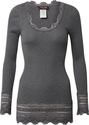 Rosemunde shirt Donkergrijs-M