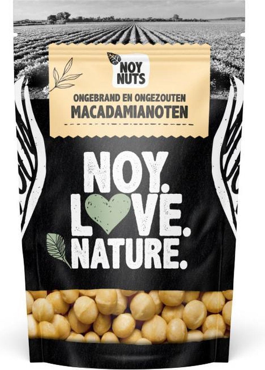 Macadamia noten | 250 gram | Ongebrand & ongezouten | Rijk aan onverzadigde vetzuren