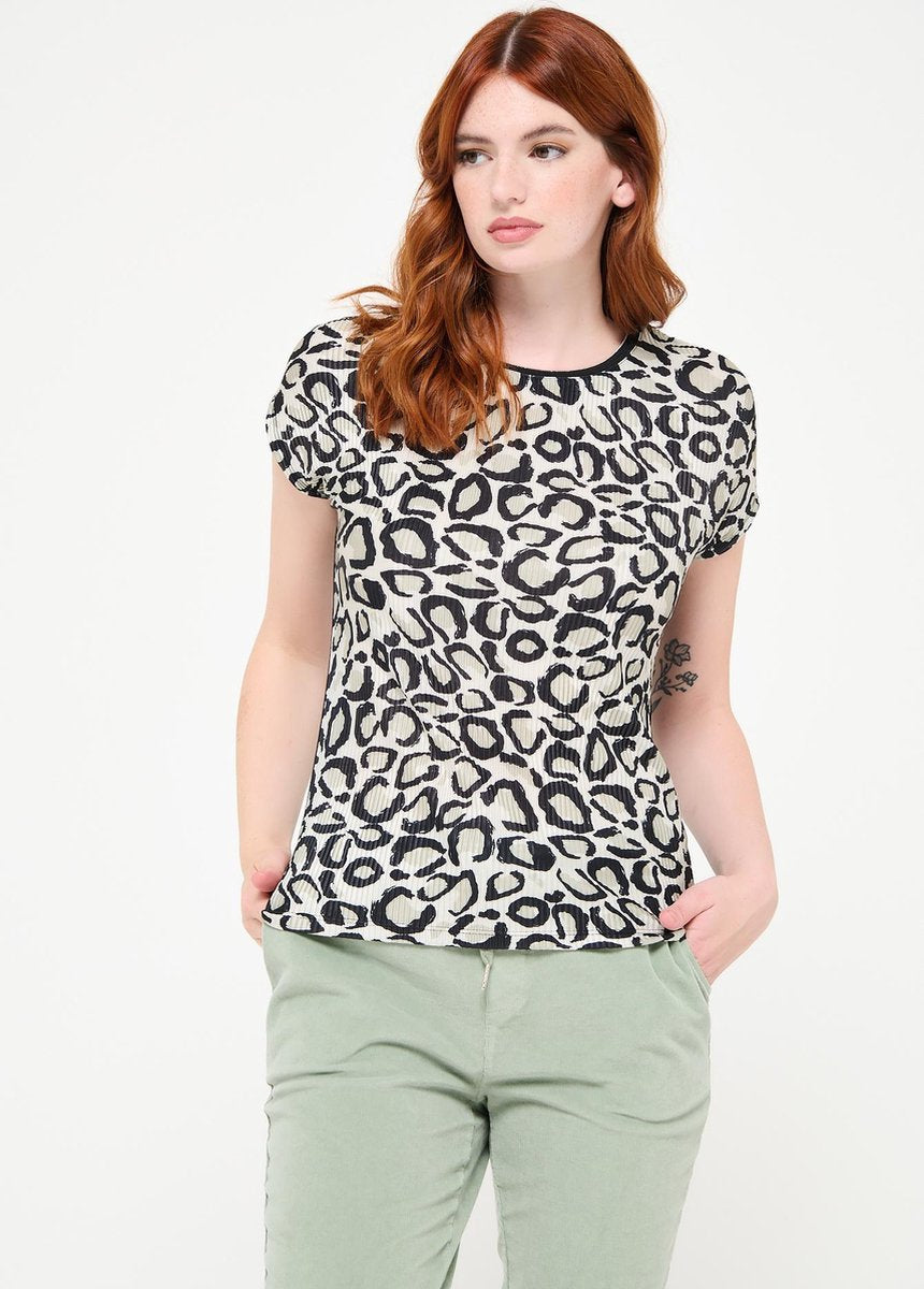 T-shirt korte mouwen - Zwart