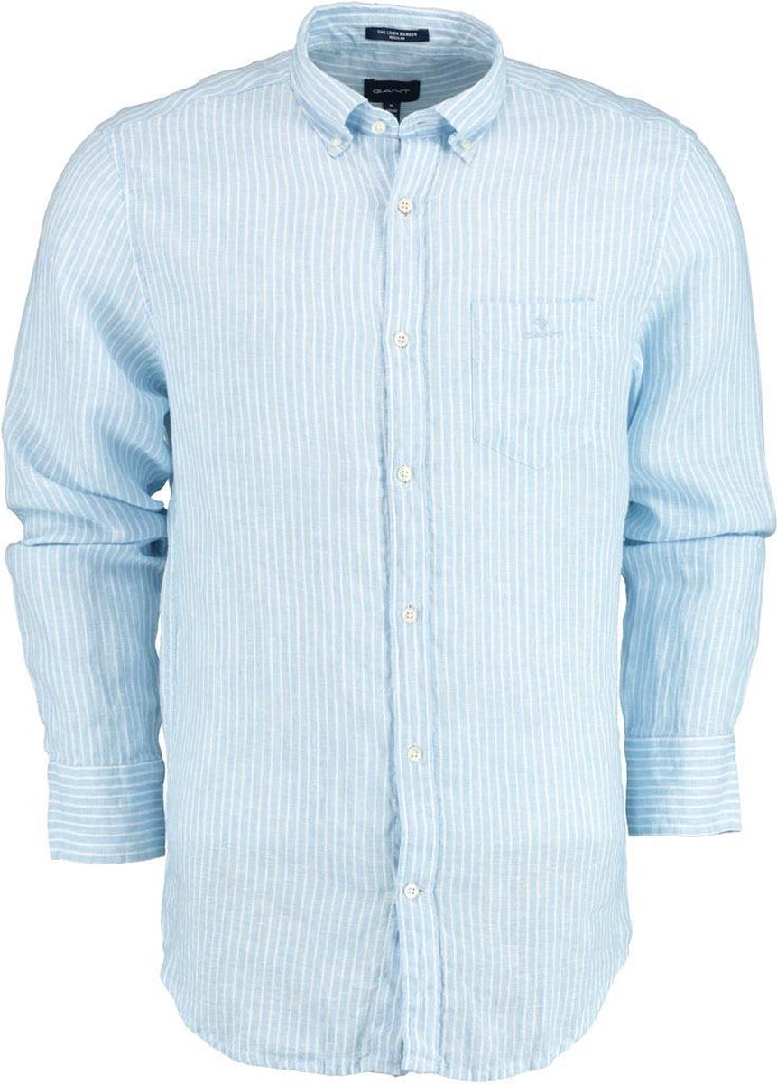 Gant 3012520 Casual overhemd met lange mouwen - Maat L - Heren