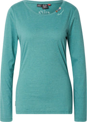 Ragwear shirt florah Jade Groen-M