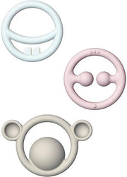 Moluk Bijtringen Pastelkleuren 12.5 Cm