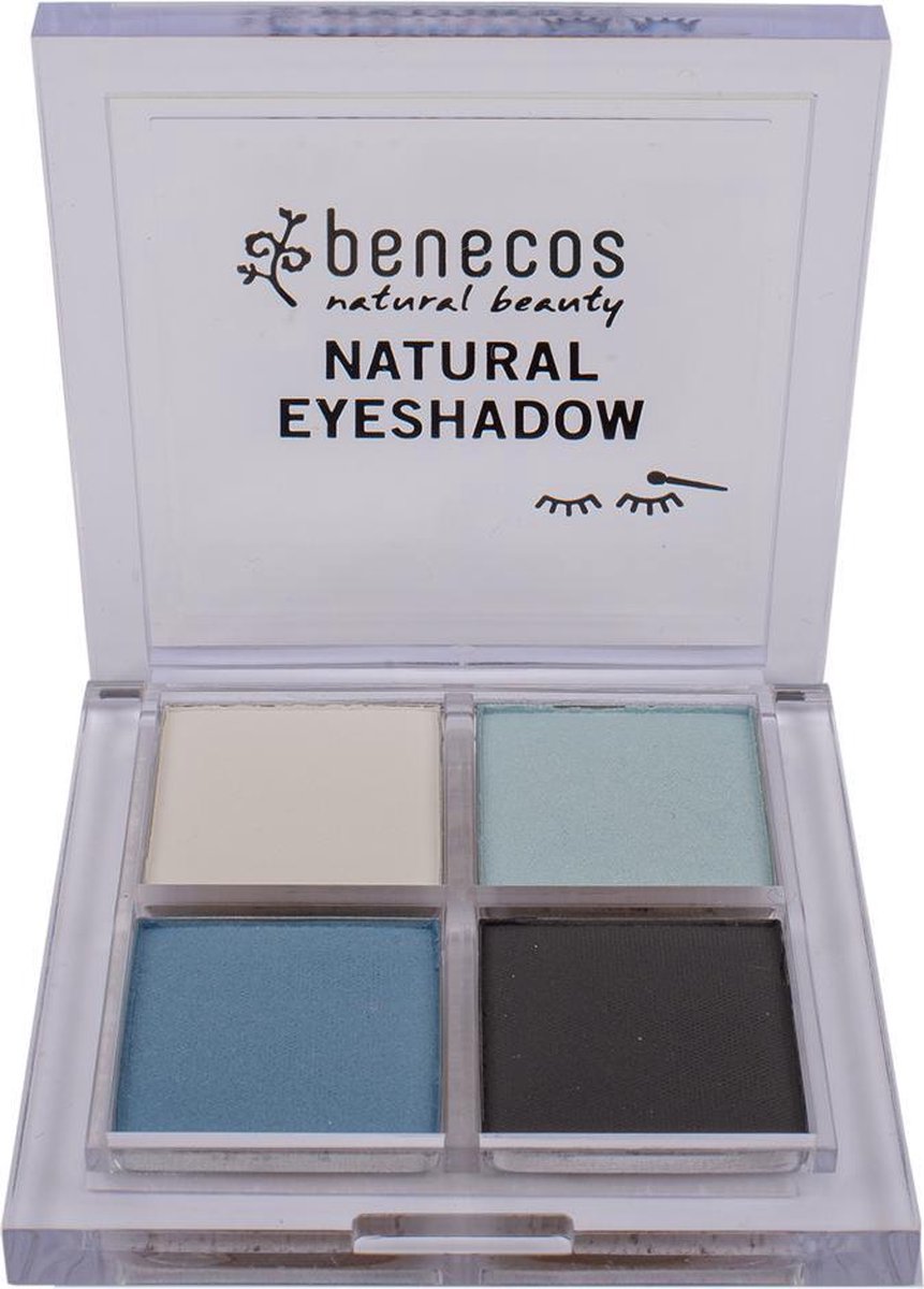 Benecos Oogschaduw Quattro True Blue (Vegan)