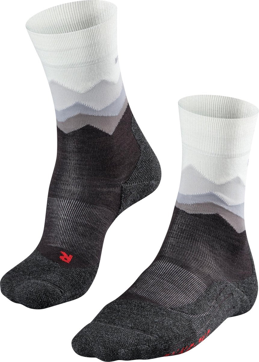 FALKE TK2 Crest Dames Wandelsokken - Zwart - Maat 35-36