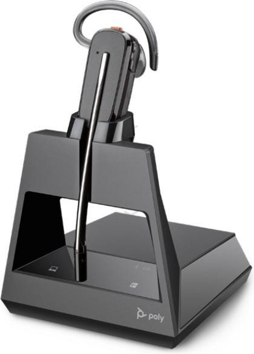 POLY Voyager 4245 Office Headset oorhaak Bluetooth Zwart