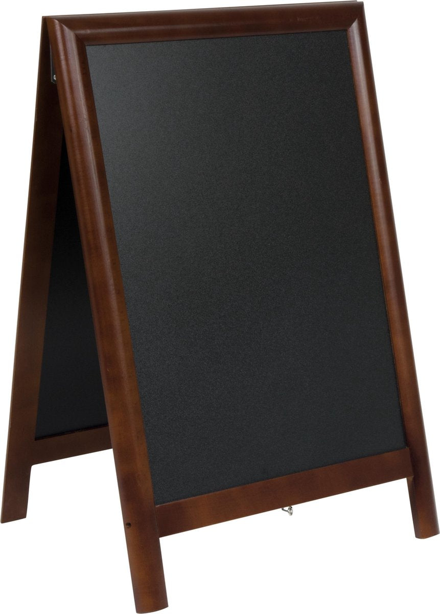 Securit Stoepbord klein deluxe 55x85cm donker bruin SBD-DB-85
