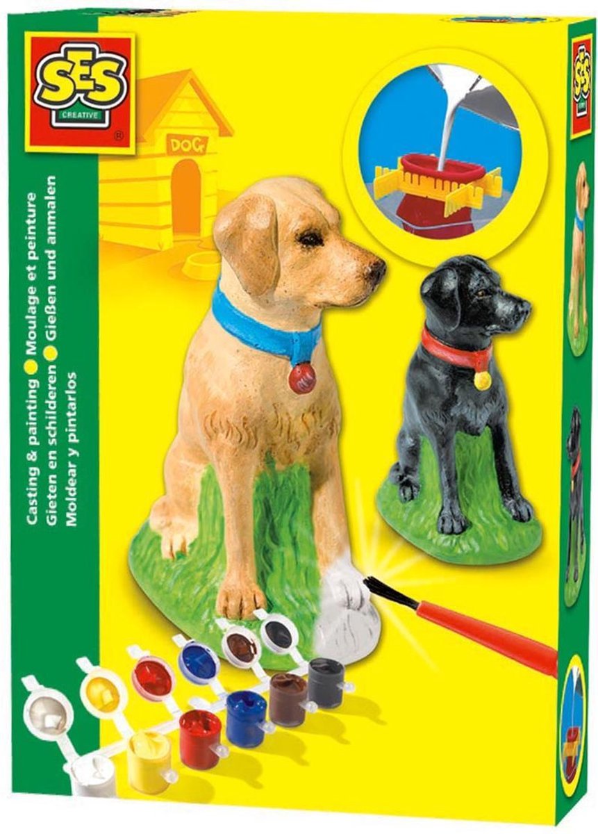 Figuren gieten labrador