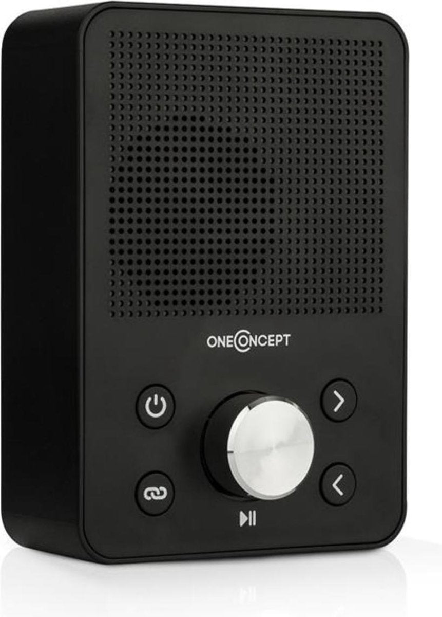 Plug+Play FM stopcontactradio FM tuner USB BT zwart