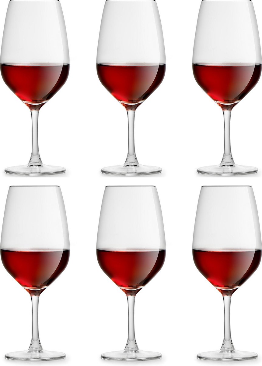 Libbey Wijnglas Varna - 420 ml / 42 cl - 6 stuks - klassieke vorm - vaatwasserbestendig