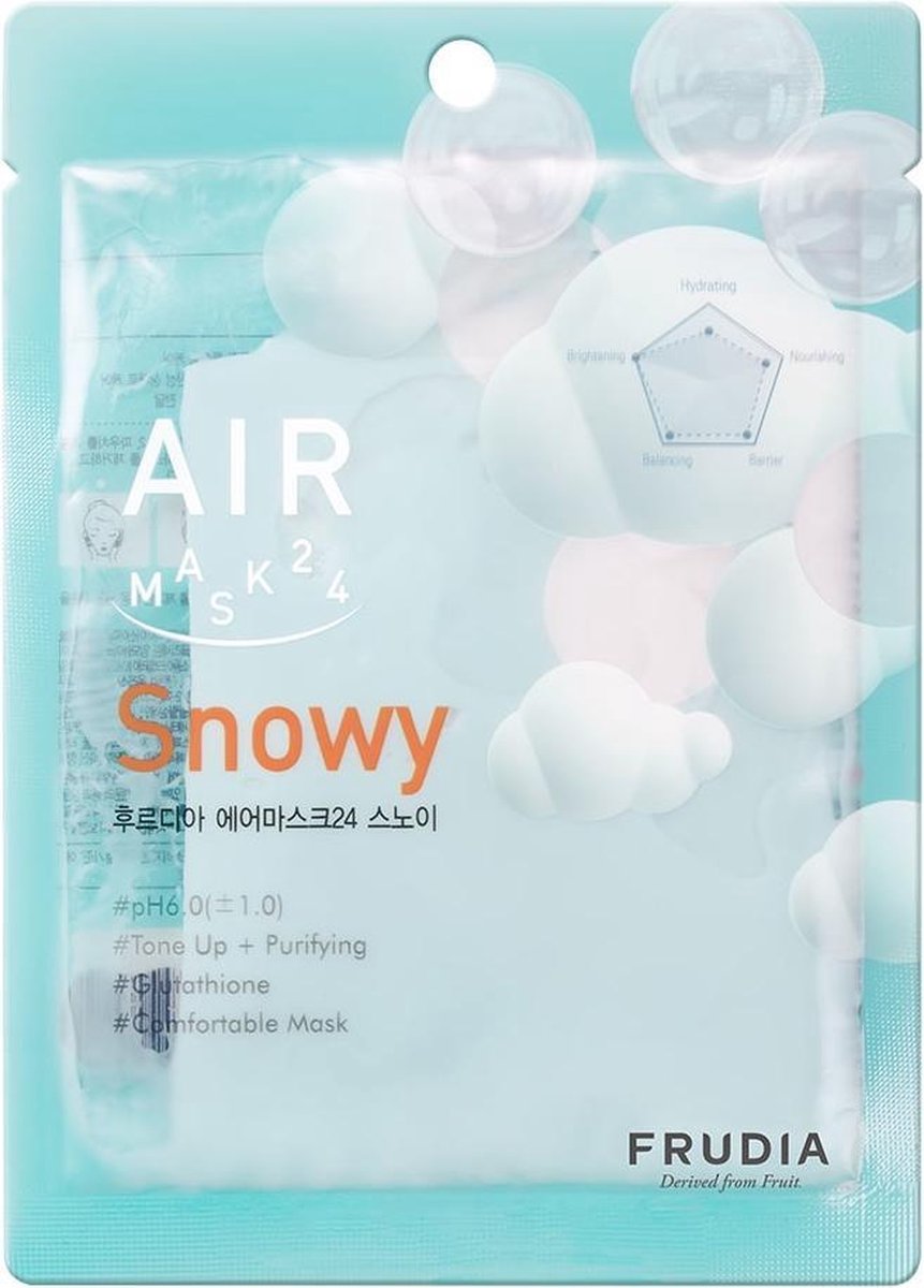 Frudia AIR Mask 24 Snowy 27ml (Set van 1 stuk)