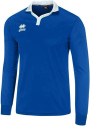 Erreà Voetbalshirt Longsleeve Polo Blauw Unisex Maat M