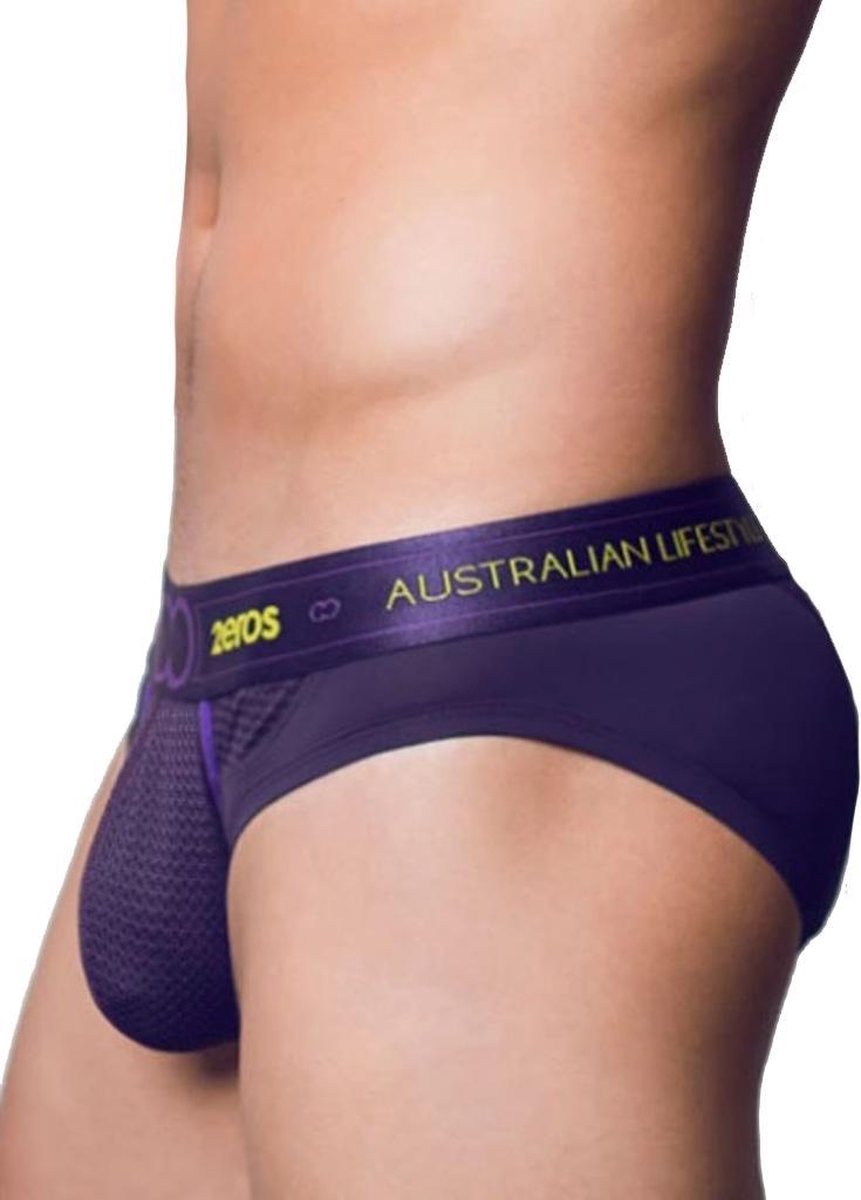 2EROS Aktiv NRG Brief Vivid Paars - MAAT S - Heren Ondergoed - Heren Slips - Slip