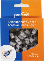 Promed schuurrolletjes voor nagels ZEBRA # 150