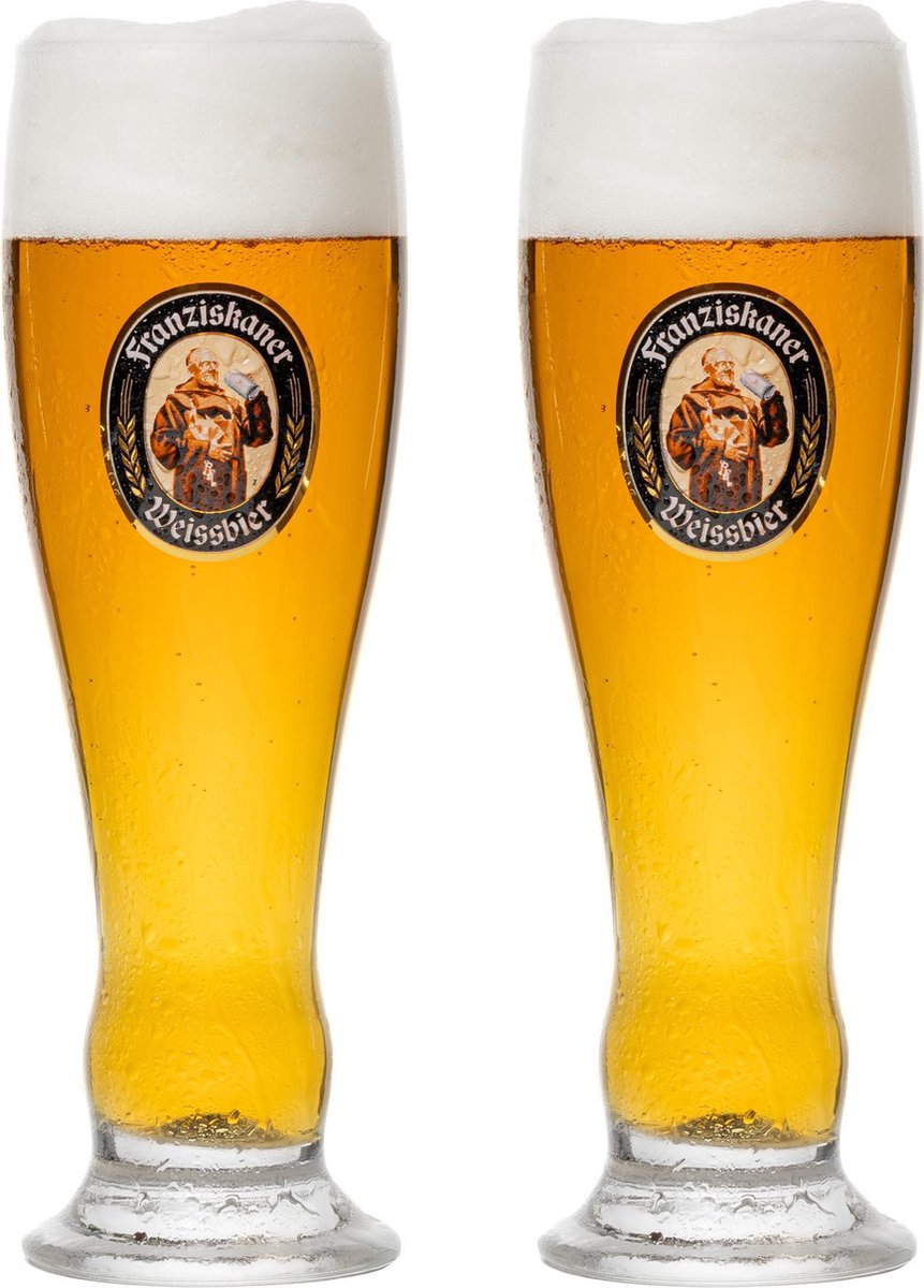 Franziskaner Bierglazen Weizen 50 cl - 2 Stuks
