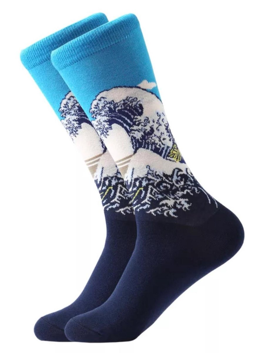 Kunstzinnige sokken - De Grote Golf- Happy Socks_Unisex