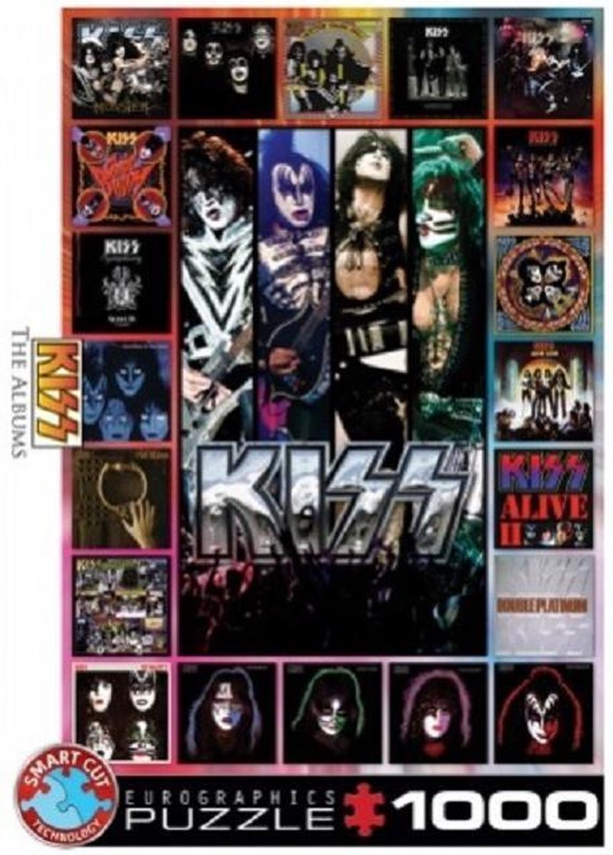 Puzzel 1000 stukjes - KISS The Albums
