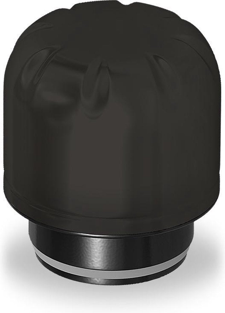 I-drink Flessenstopper 3 Cm Rvs Zwart