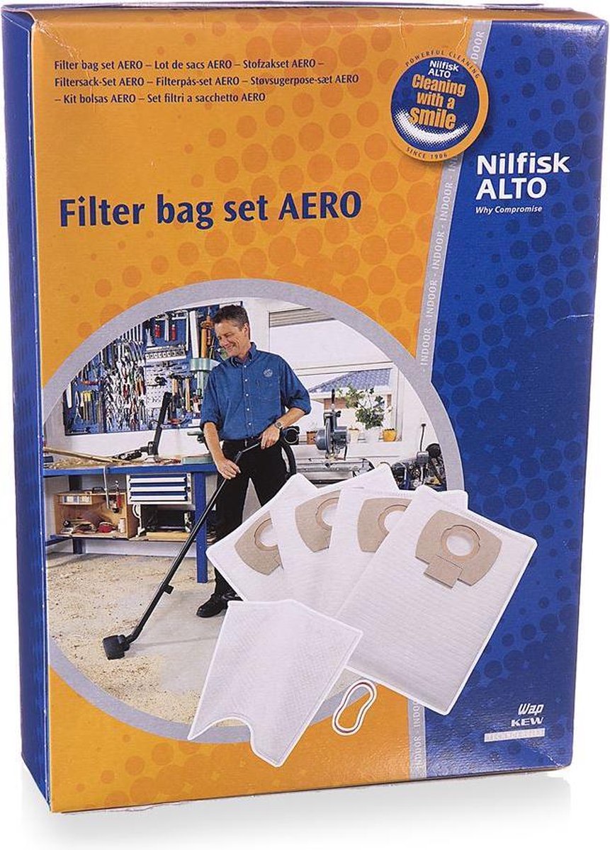 Nilfisk 302002404 Stofzak Aero