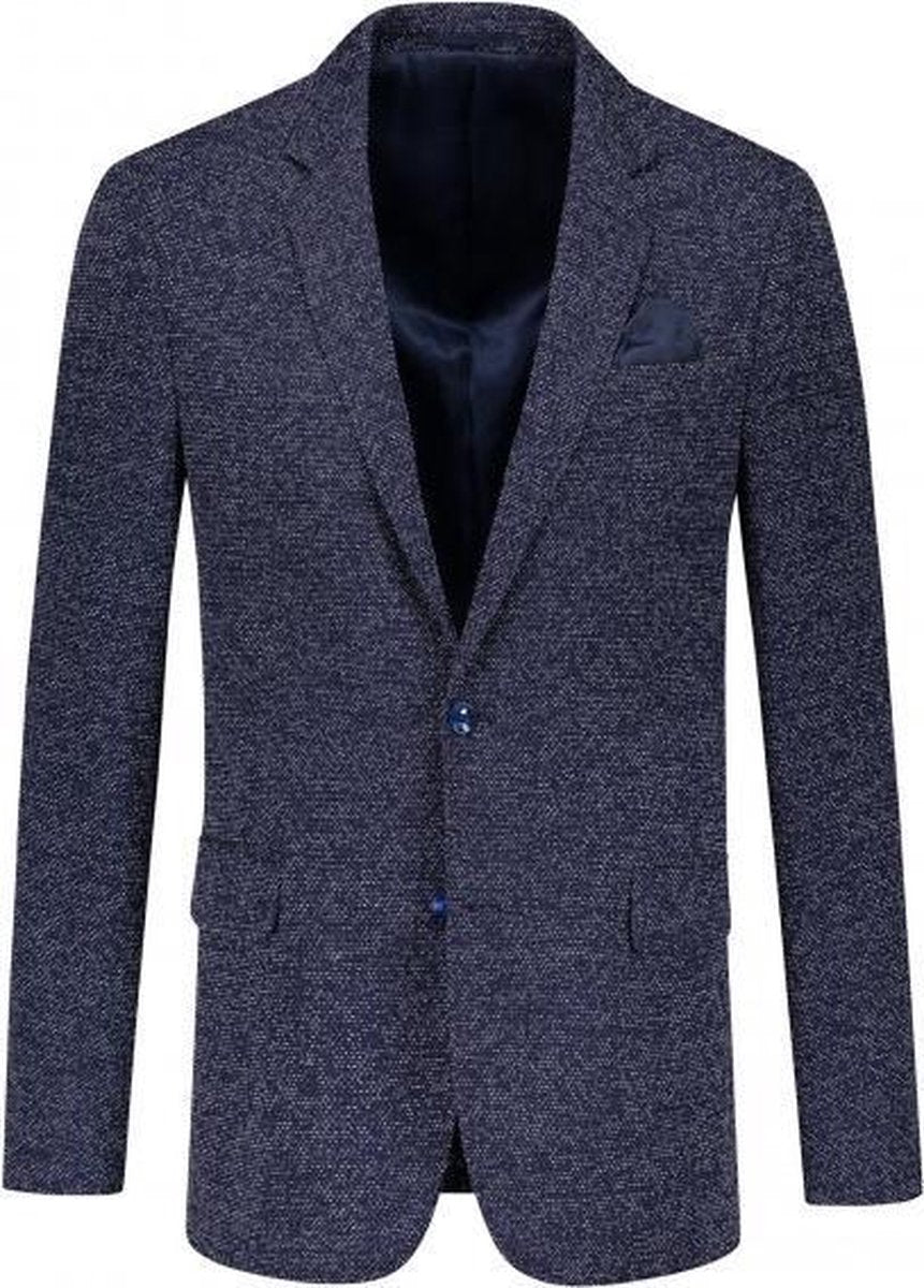 GENTS | Colbert Heren structuur blauwwit 0089 Maat 52