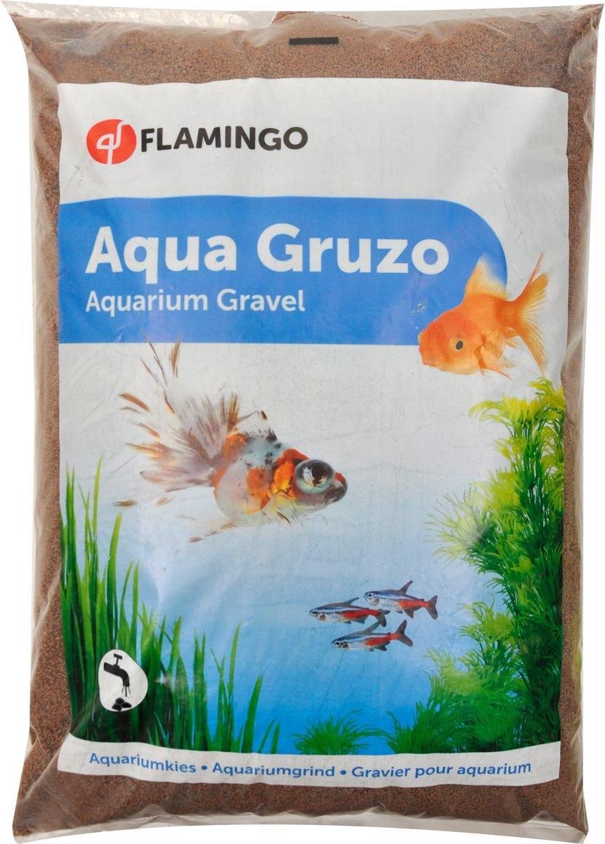 Flamingo Aquarium accessoire grind Aqua Gruzo 10KG - Bruin - 10 kg