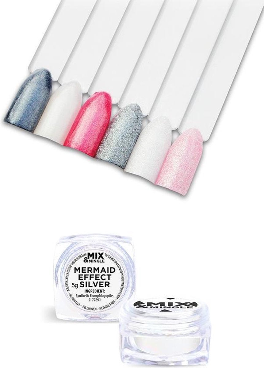 IBP Mix & Mingle Nail Art mermaid effect silver 5gr
