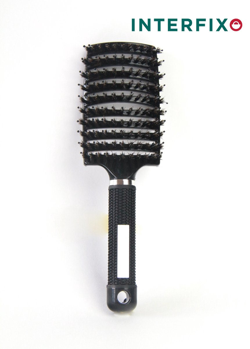 Ontwarrende Nylon borstel | Anti Klit Haar Borstel | Antiklit | Haar | Borstel | Brush | Haarborstel | Haardroger | Krulborstel | Massage | Kam| Zwart
