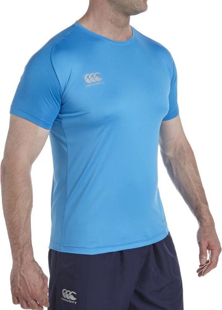 CANTERBURY VAPODRI SUPERLIGHTPOLY TEE - 3XL - DRESDEN BLUE