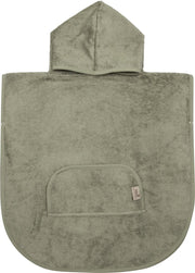 Timboo poncho Whisper Green  - Bamboe - Extra zacht - Handdoek - 1/4 jaar - Mint groen