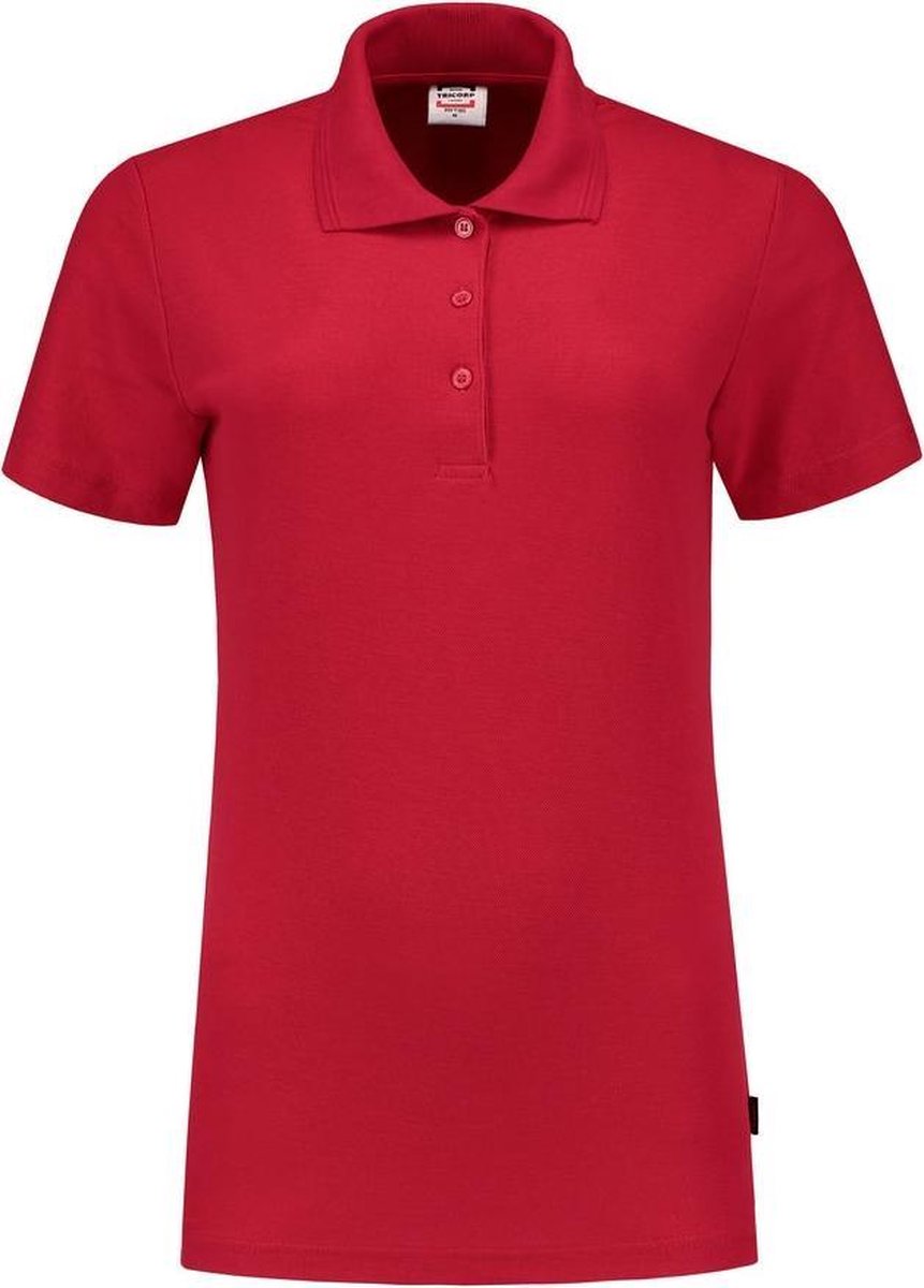 Tricorp  Poloshirt Slim Fit Dames 201006 Rood - Maat XXL