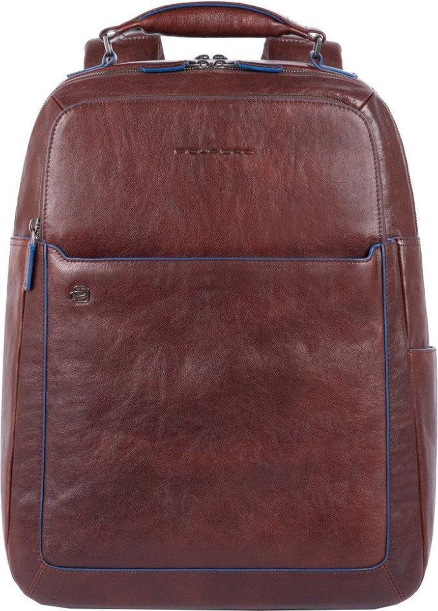 Piquadro Laptoprugzak Blue Square S Leer - bruin