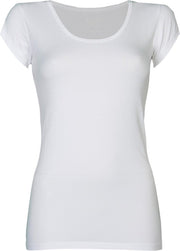 Dames T-shirt - Wit  - CLAESEN'S S