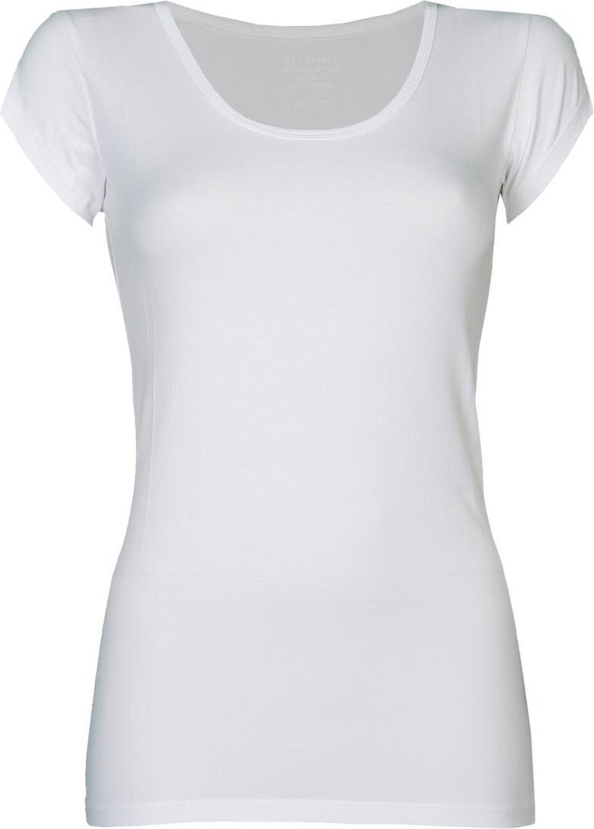 Dames T-shirt - Wit  - CLAESEN'S S