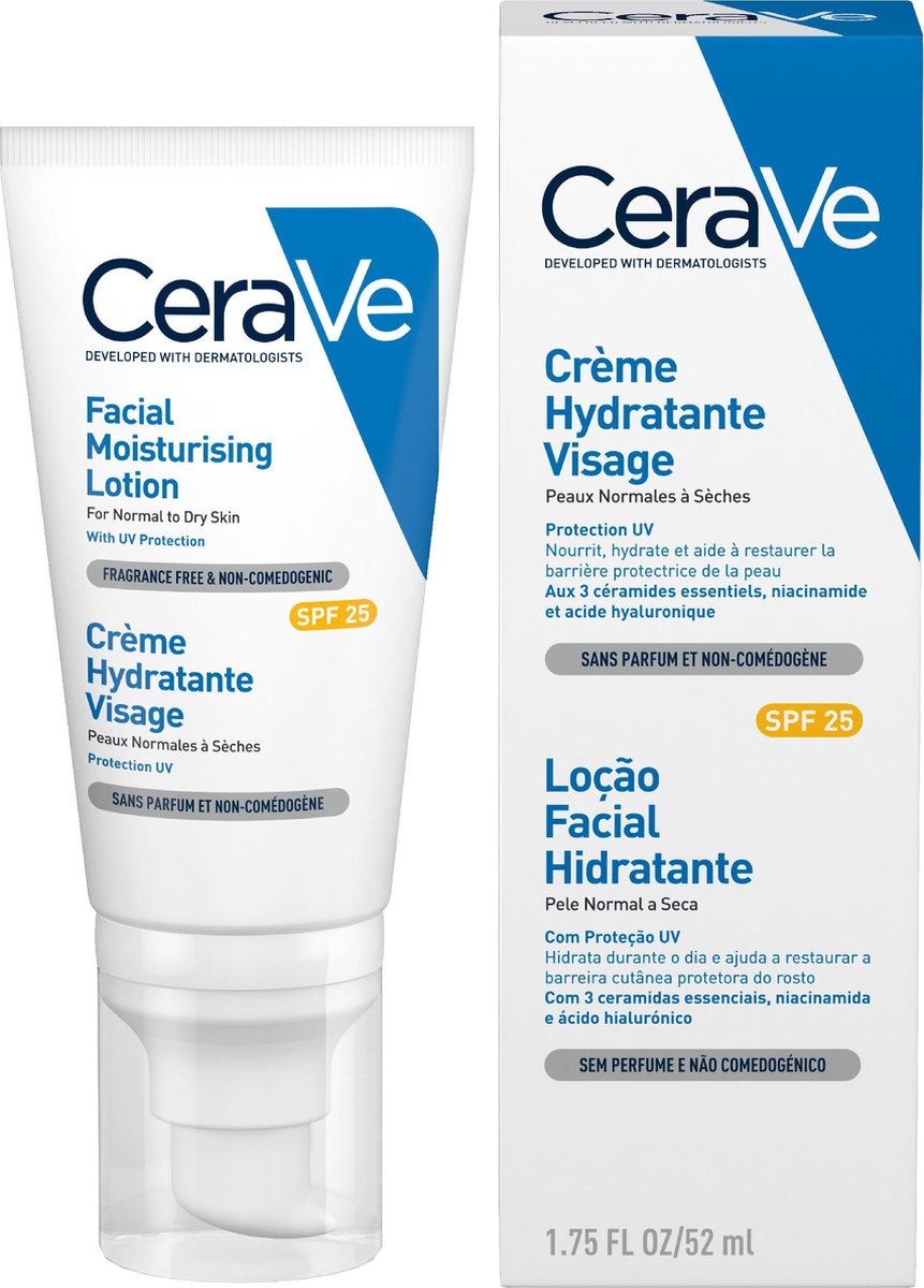 Cerave - Hydraterende Gezichtscrème SPF25 - 52ml