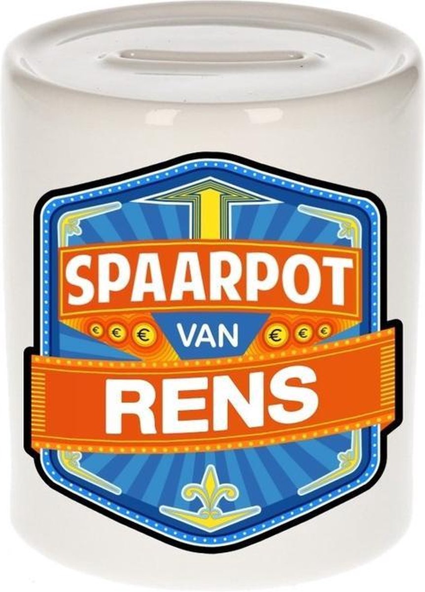 Kinder spaarpot voor Rens