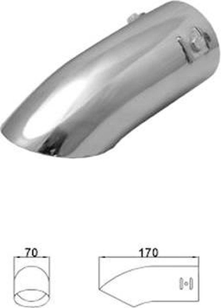 Uitlaatsierstuk Diesel 765 - Passend 35-66mm