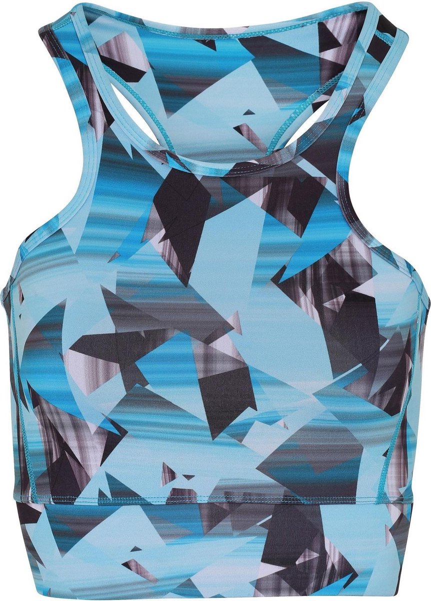TriDri Dames/dames Performance Sports Mid Length Bra (Turquoise)
