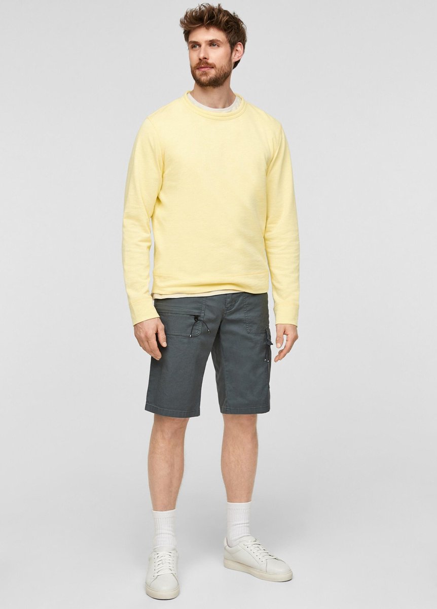 S.oliver sweatshirt Lichtgeel-Xl