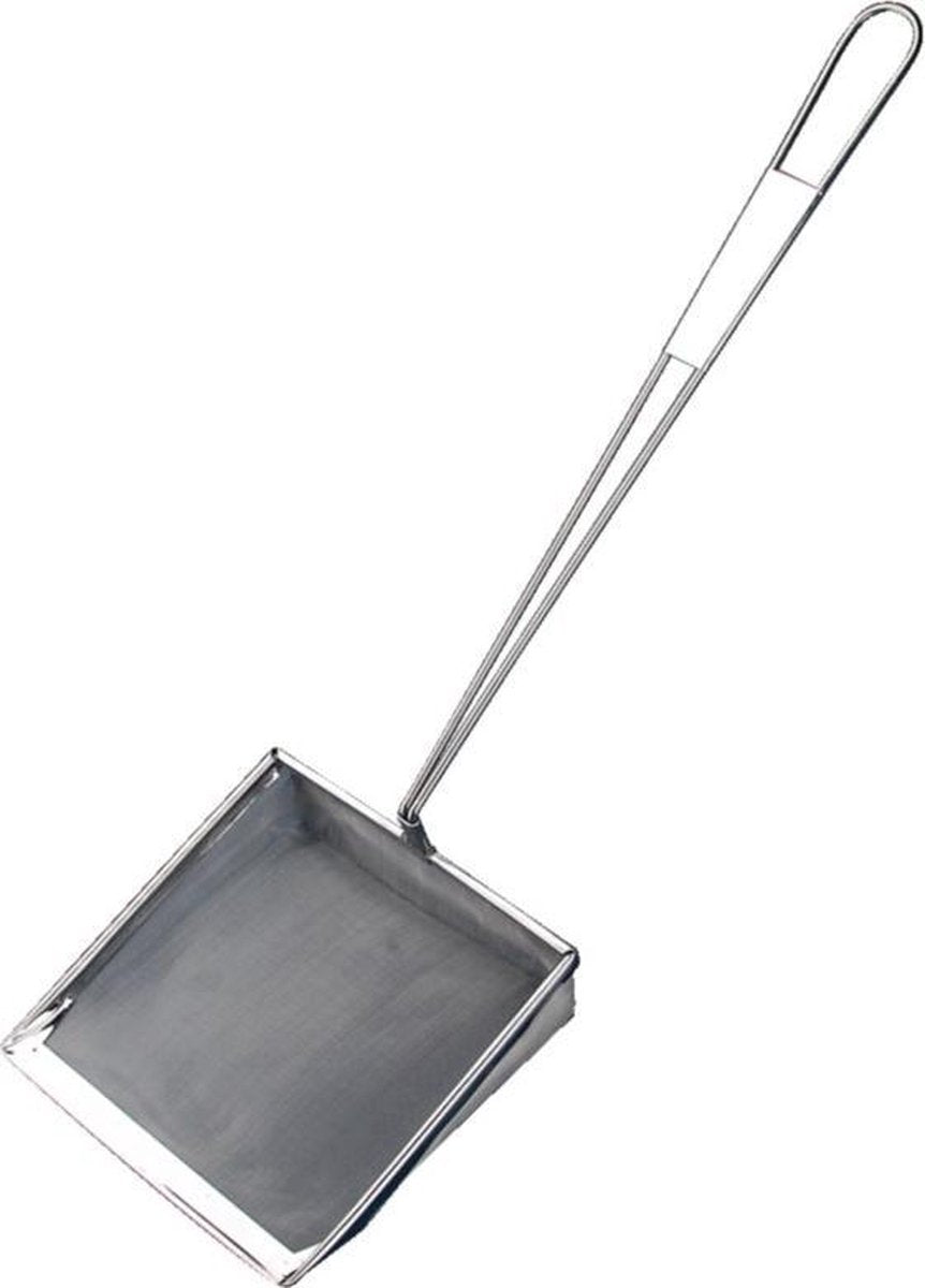 Vetspaan rvs vierkant