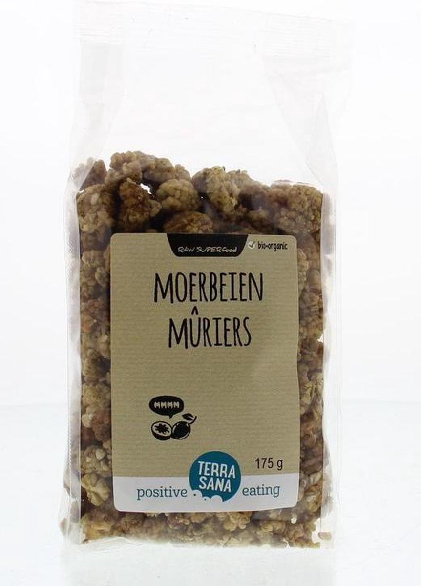 Terr.mulberries wit eko      * 175 gr