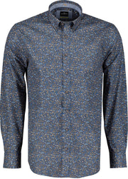 Jac Hensen Overhemd - Regular Fit - Blauw - 3XL Grote Maten