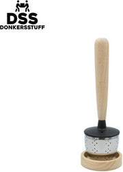 Donkersstuff - Theezeef - Houten Handvat - Inclusief Uitlekschaaltje