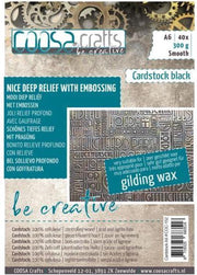 COOSA Crafts • Be creative cardstock smooth A6 Black