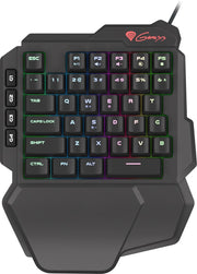 GENESIS Thor 100 RGB toetsenbord USB QWERTY Engels Zwart