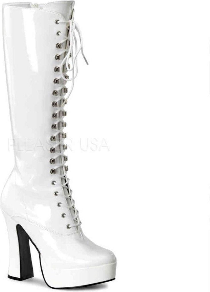 Pleaser Kniehoge laarzen -37 Shoes- ELECTRA-2020 US 7 Wit